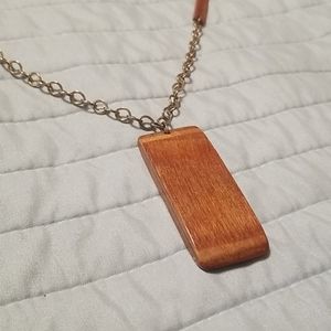 Vintage wood necklace